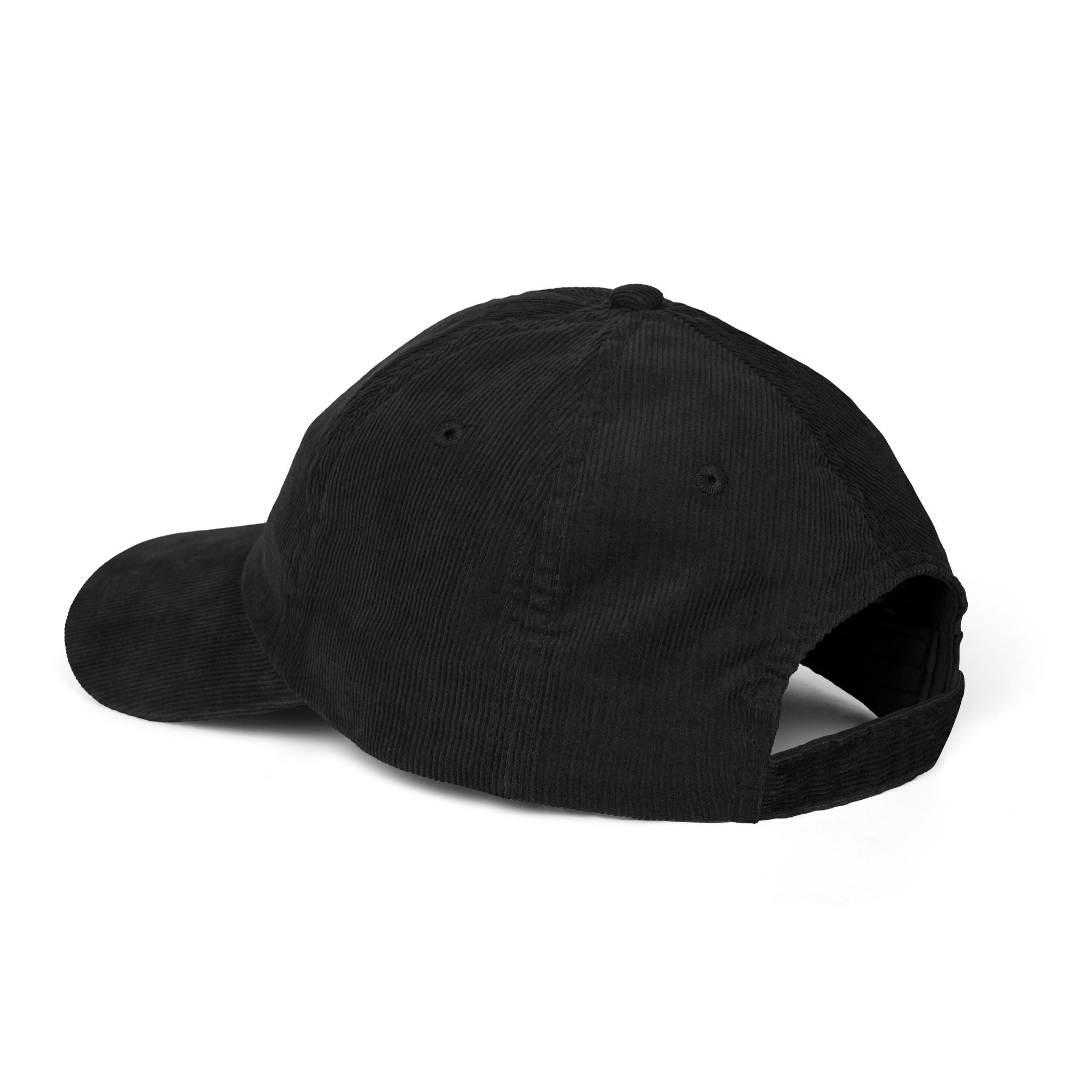 Copy of Relentness Embroidered Corduroy Cap — Vintage Black Dad Hat
