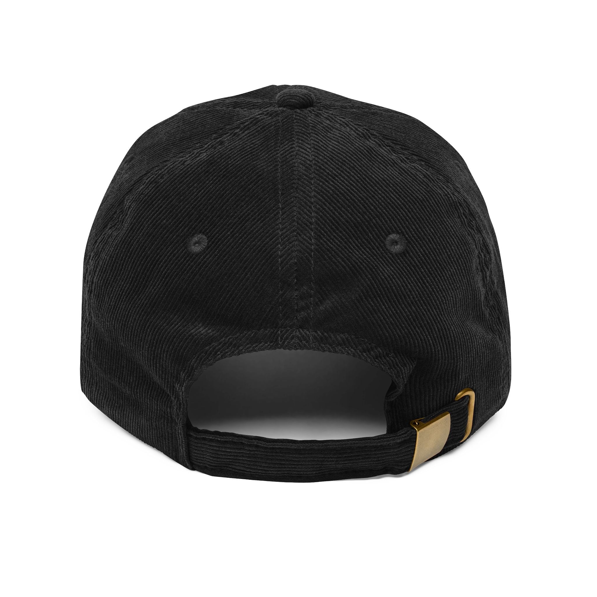 Copy of Relentness Embroidered Corduroy Cap — Vintage Black Dad Hat